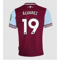 Maglia Calcio West Ham United Edson Alvarez #19 Prima Divisa 2024-25 Manica Corta